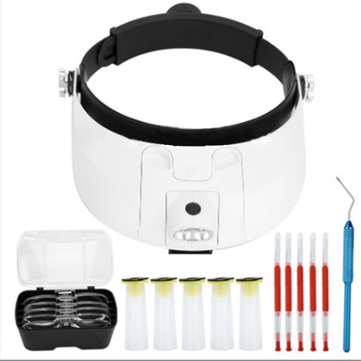 12PCS Bee Tools Headband Magnifier Head Bee Queen Cage