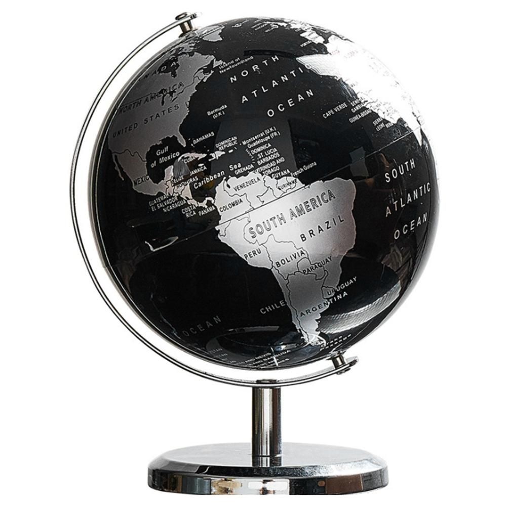 World Globe Constellation Map Globe Table Desk Ornaments Gift Office AccessoriesBlack