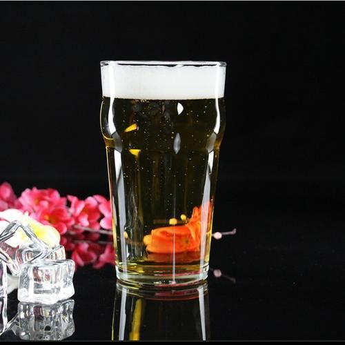 Bar Special Beer Glass, Classic American Pint Glass, British Transparent Beer Glass, Large Capacity Draft Beer Glass Glass Mug