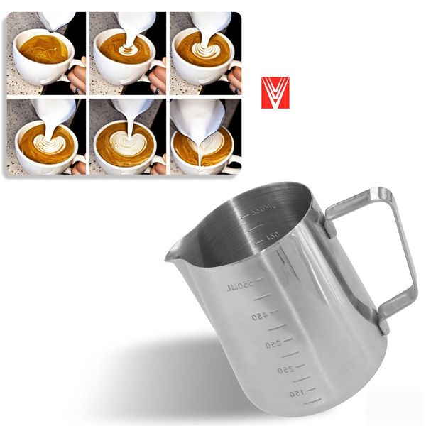 Stainless Steel Milk Frothing Pitcher