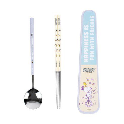 Lilfang Snoopy Octa Vacuum Cutlery Slim Case Set SN6936
