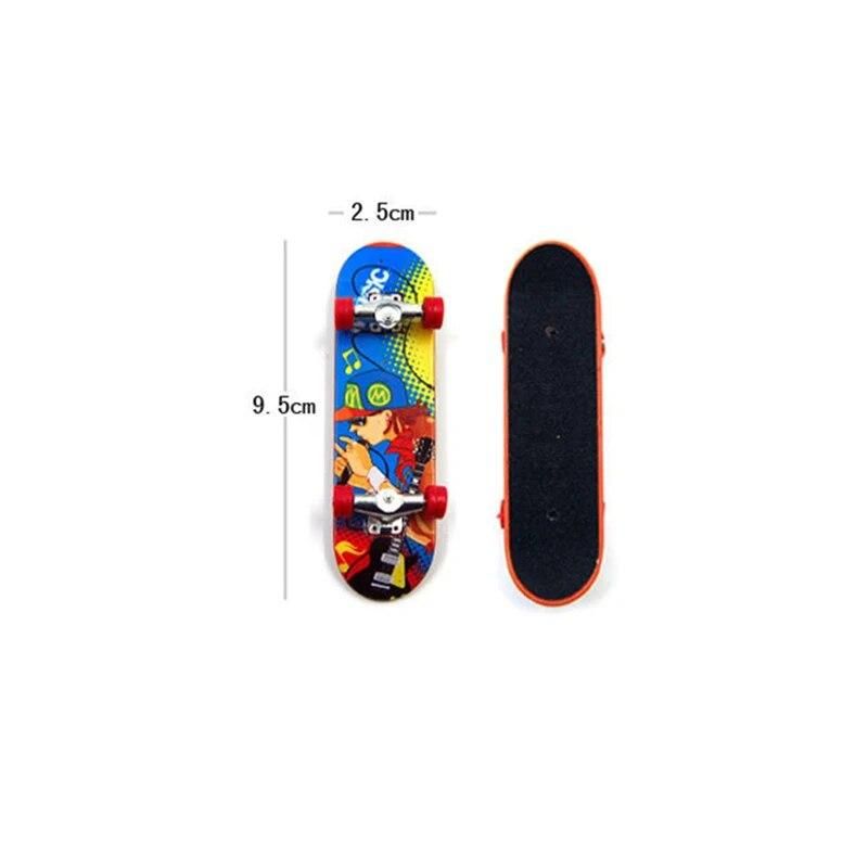 2Pcs Alloy Stand FingerBoard Kids Children Fingerboard Toy Truck Mini Finger Skateboard for Kid Toys Children Gifts