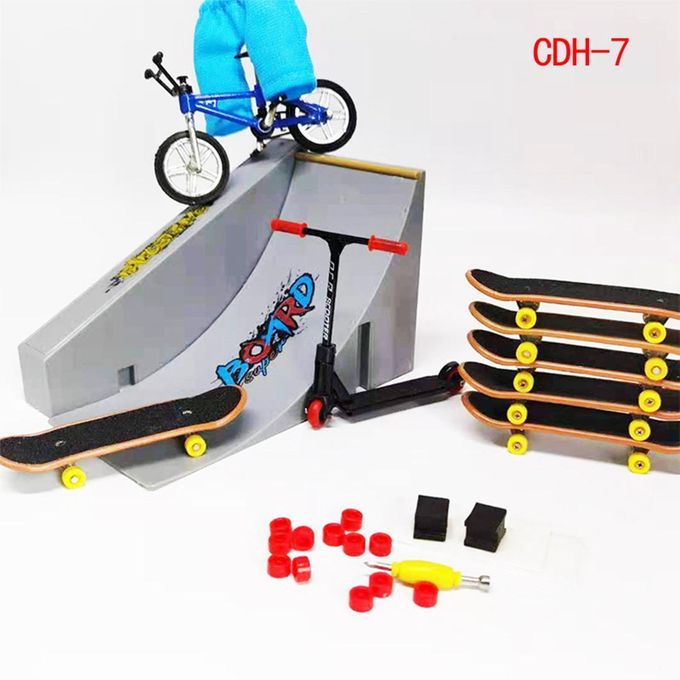Finger Skateboard Bike Starter Kits Scooter Field Kit Mini CDH-7