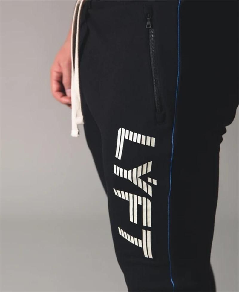 Mens running sports pants cotton tracksuit tight pants for bodybuilding 20CK07