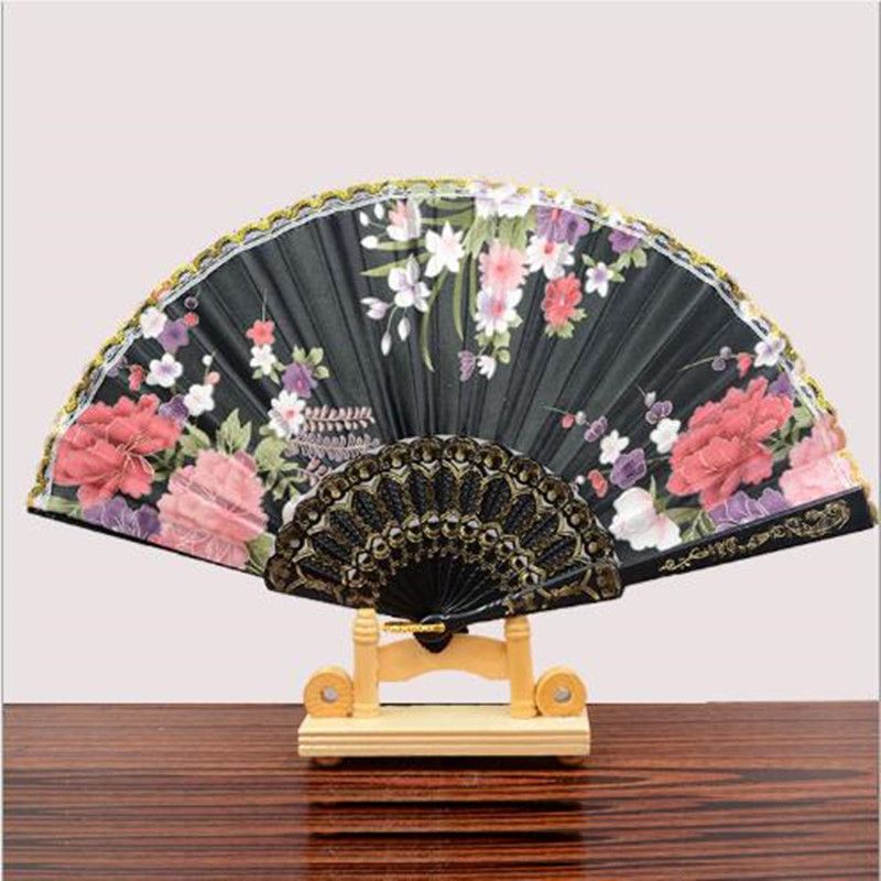 Bridal Decoration Pocket Foldable Wedding Home Fan Handheld Beautiful BBB0486 Craft Hand Fan Party 1pcs Lace Lady
