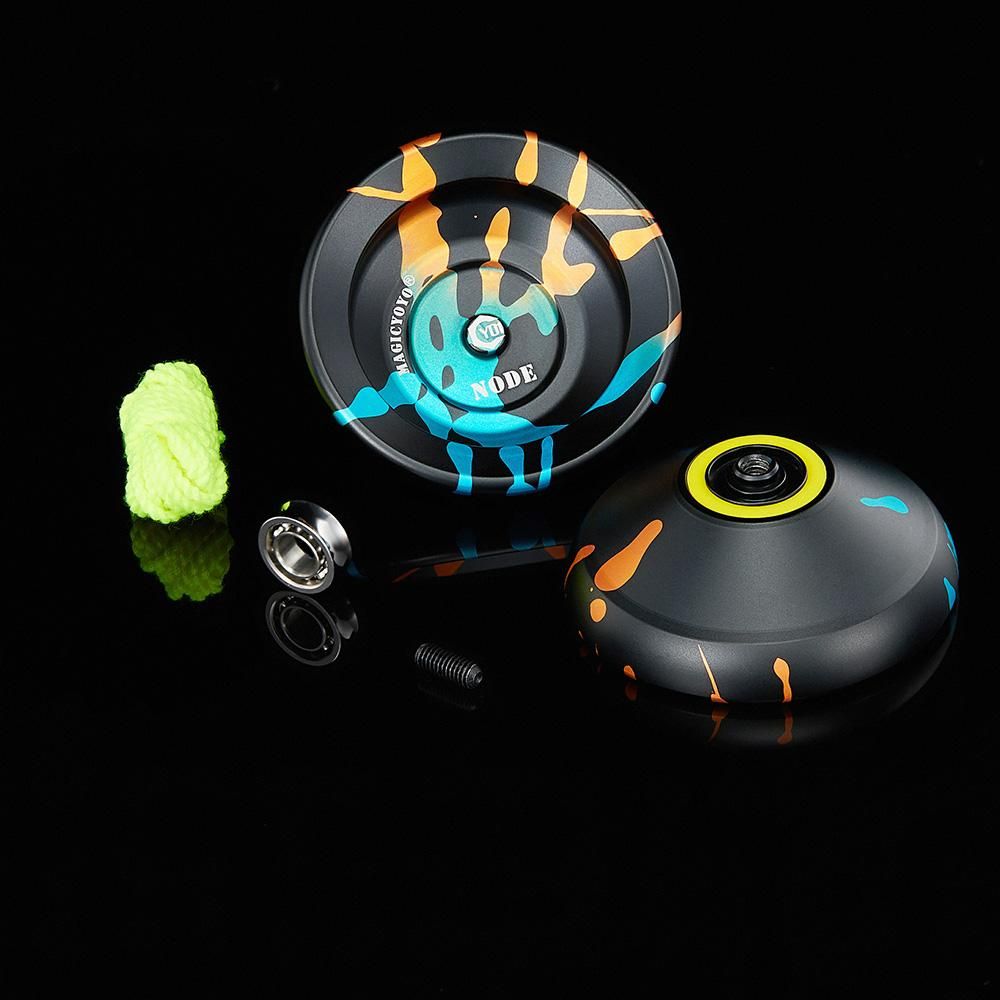 MAGICYOYO Y01 Professional Yoyo Alloy Unresponsive Yoyo 10 ball stainless KK bearing Yoyo for Advanced Player Yoyo for Kids Beginner with Glove Bag and 5 Yoyo Strings