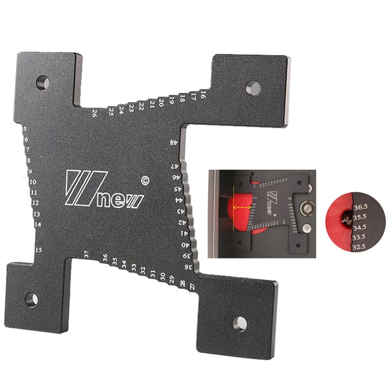 Wnew 2pcs 5-48.5mm Aluminium Alloy Woodworking Height Gauge