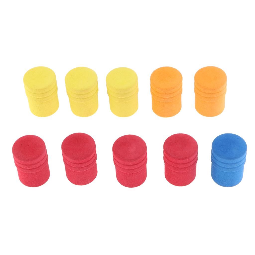 10 Pieces Fishing Rod  Caps Retractable Sponge Plug Carp Fly Fishing