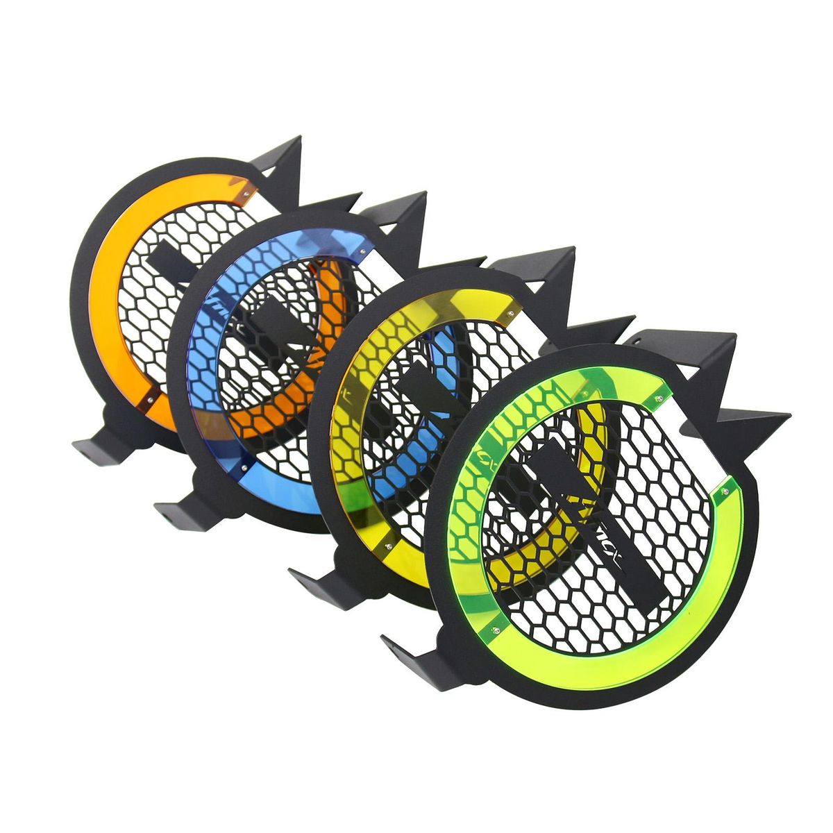 AFNCX Motorcycle Retro Headlamp Cover Mesh Grill Lampshade Replacement For Honda CB650R 2019-2020