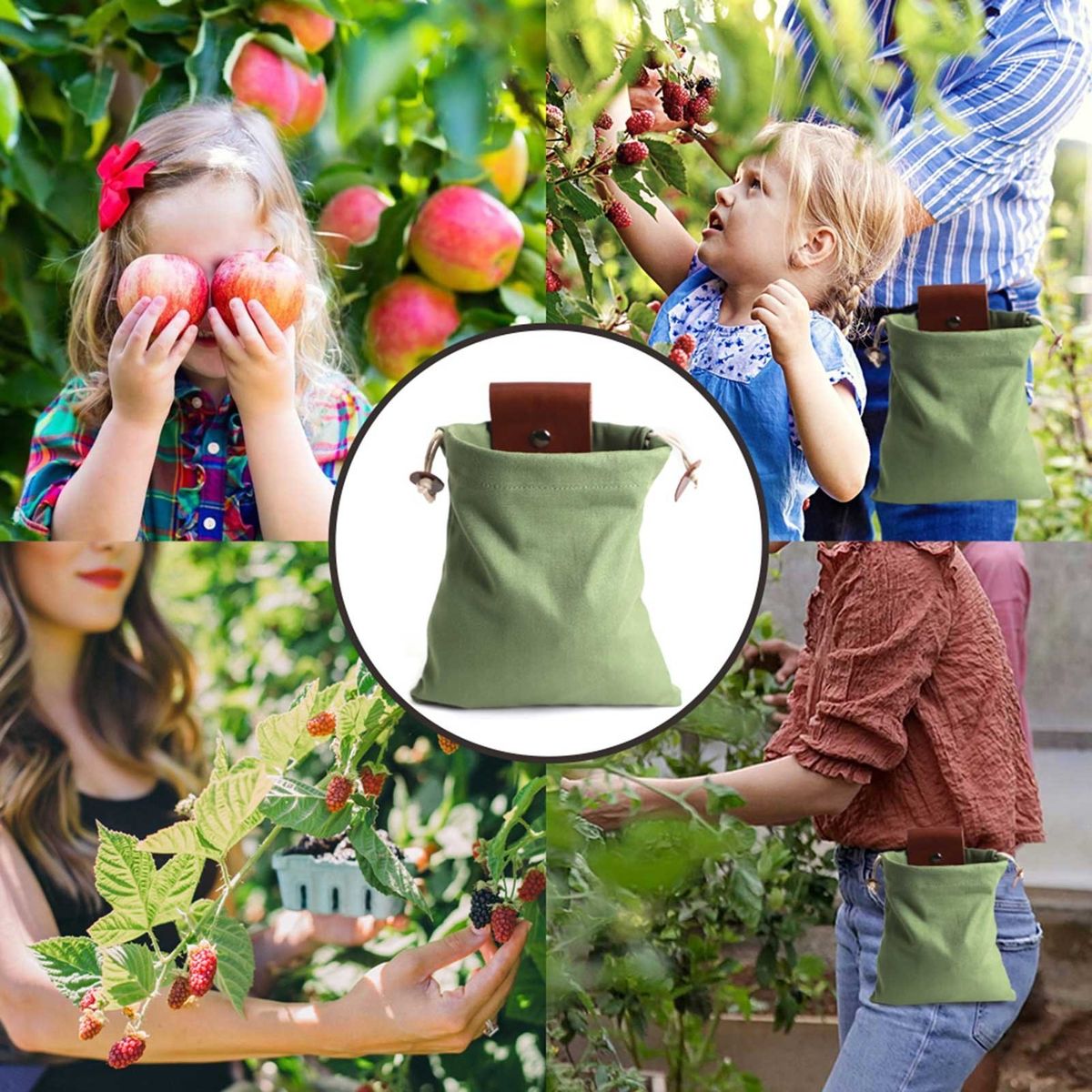 Camping Outdoor Foraging Pocket Waist Hanging Tool Pocket