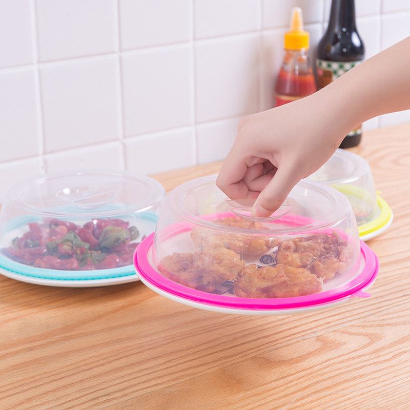 2Pcs Microwave Oven Food Heating Anti-splash Covers-Red