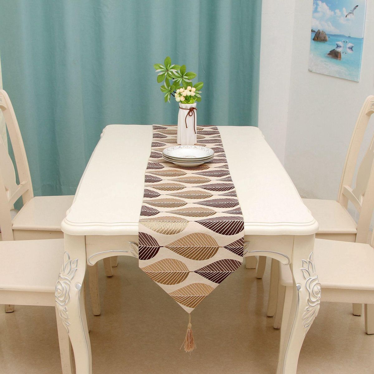 Table Runner Modern European Simple Fresh Table Flag Table