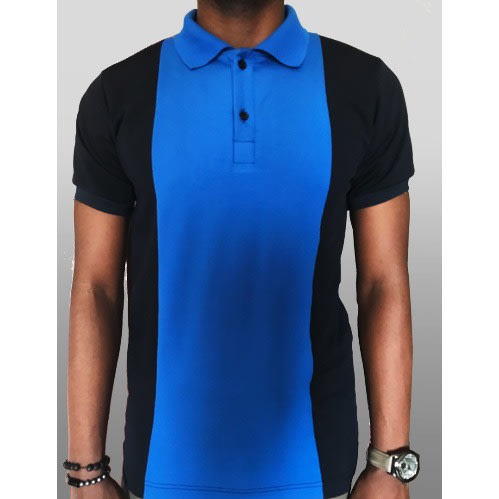 Short Sleeve Polo Shirt - Navy Blue