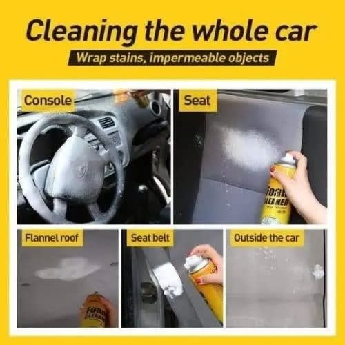 2pieces Foam Cleaner For Car And Home -650ml