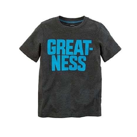 Greatness Graphic Tshirt - Grey