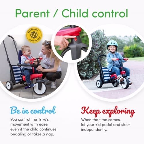 5-in-1 Folding Trike Tricycle Bike