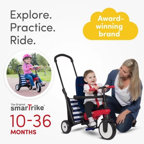 5-in-1 Folding Trike Tricycle Bike