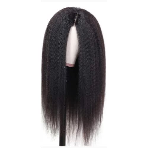 Soft Yaki Straight Wig - Black