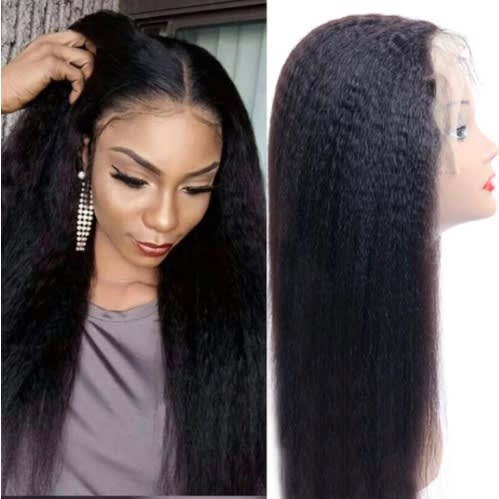 Soft Yaki Straight Wig - Black
