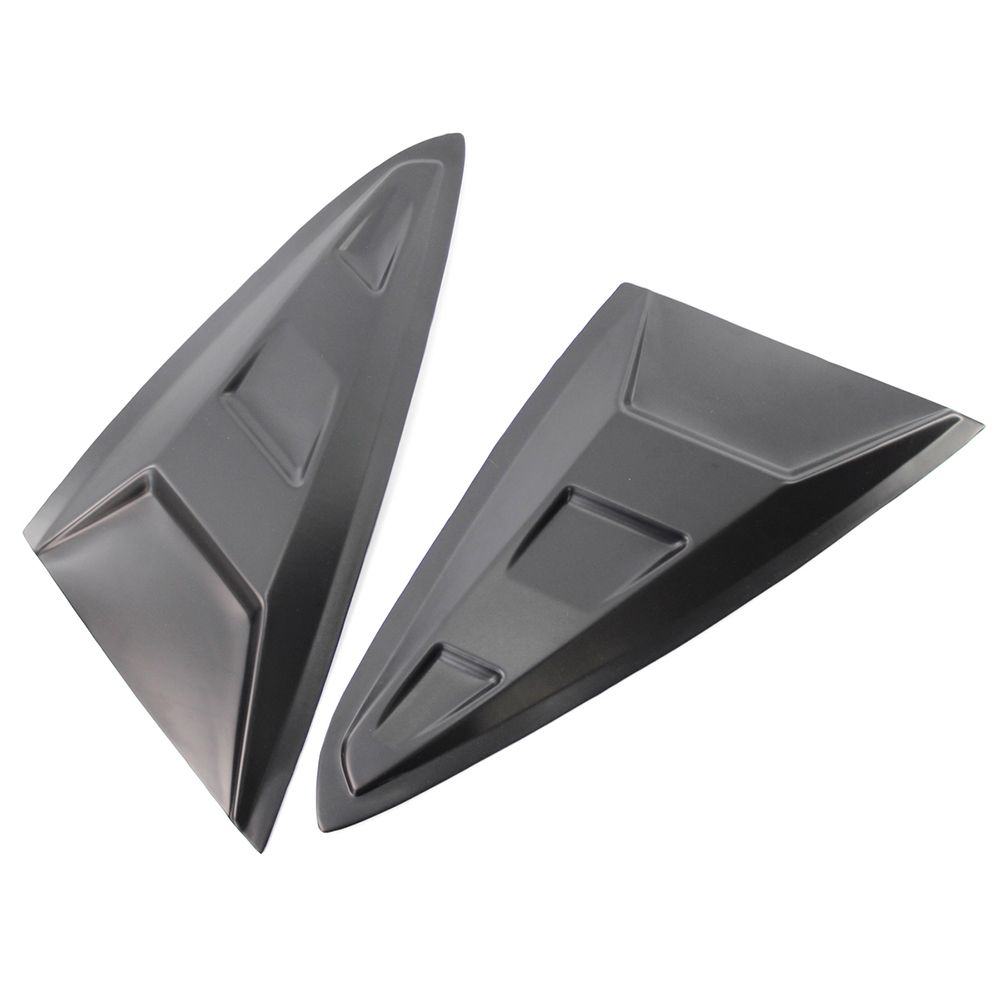 1 Pair Of Black Side Window  Scoop Louver Cover Replacement