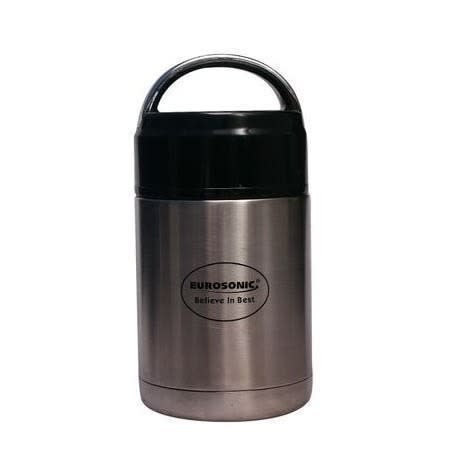 Insulated Food Flask With Double Storage Containers - 880ml