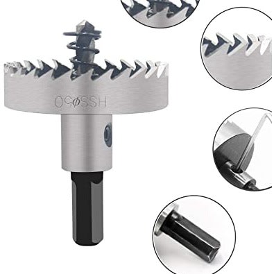 Hole Saw Set Hss Metal And Stainless - 13 Pieces