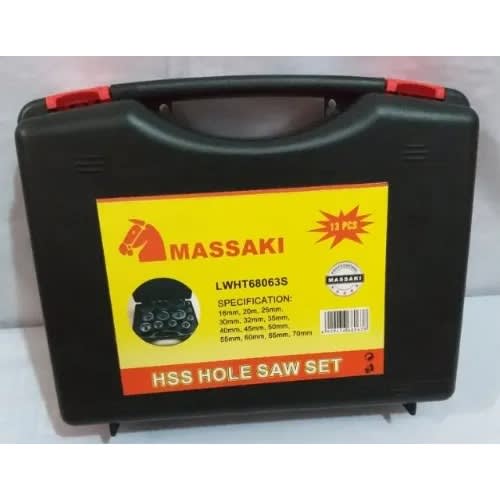 Hole Saw Set Hss Metal And Stainless - 13 Pieces