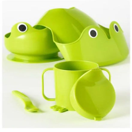 Kids Mata Eating Set - 4piece - Green