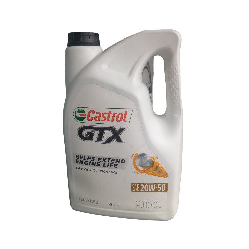 Castrol Gtx - 20w -50 Conventional ordinary Oil - 5 U.s Qts - 4.73l