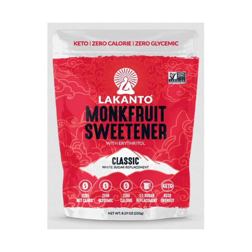 Monkfruit Sweetener - Classic White Sugar Replacement - 8.29Oz