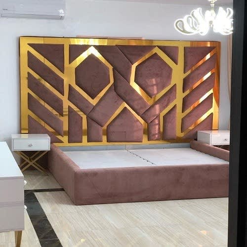 Upholstered  Bed - 6x6ft
