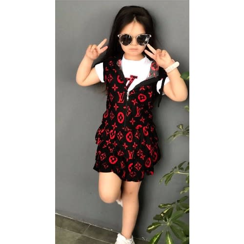 Louis Vuitton Inspired Set For Girls