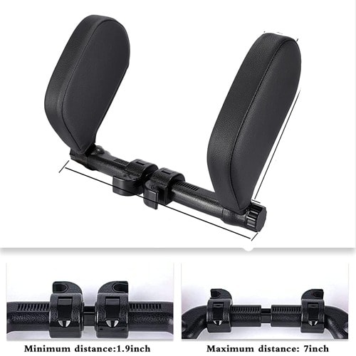Adultable Adult & Kids Car Seat Headrest Neck Support Sleeping Pillow