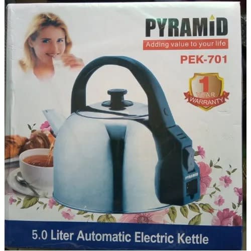 Pyramid Automatic Electric Kettle - 5.0l -1000W