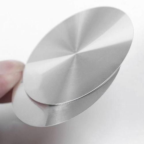2Pcs Silver Car Stainless Steel Water Cup Slot Non-Slip Cup