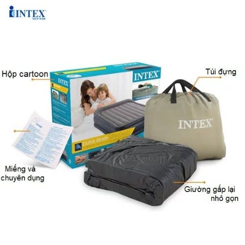 Queen Deluxe Pillow Rest Air Bed - 152cm X 203cm