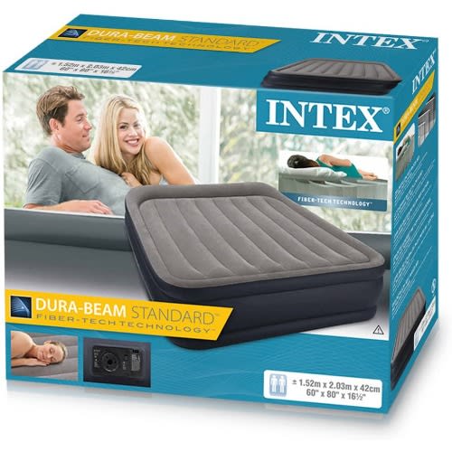 Queen Deluxe Pillow Rest Air Bed - 152cm X 203cm