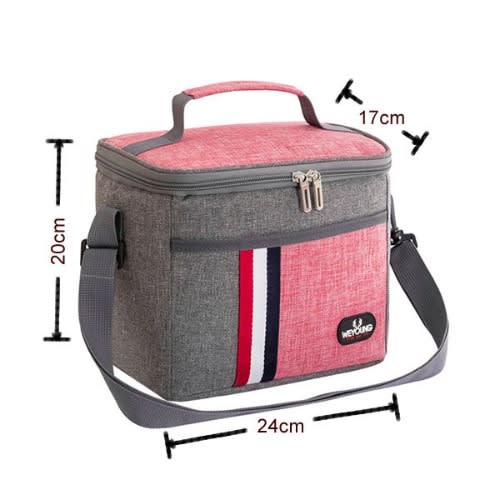 Insulated Lunch Bag - Pink Mix