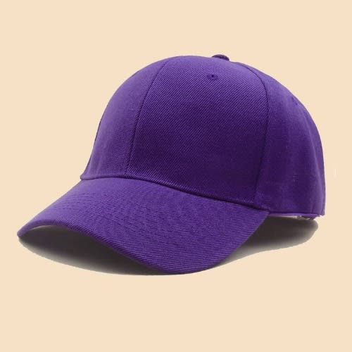 Plain Face Cap  - Unisex  - Purple