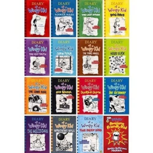 Diary Of A Wimpy Kid Collection - A Set Of 16 Books