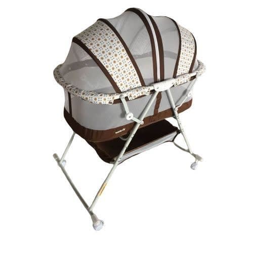 Cool Graceland Baby Crib Bassinet/cot With Mosquito Net - Brown