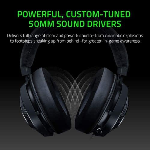 Kraken Tournament Edition Thx 7.1 Surround Sound Gaming Headset: For Ps5 Ps4 Xbox Pc