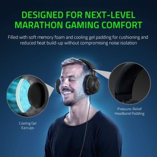 Kraken Tournament Edition Thx 7.1 Surround Sound Gaming Headset: For Ps5 Ps4 Xbox Pc