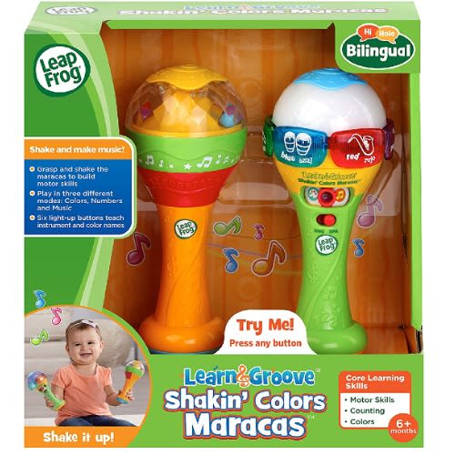 Learn & Groove Shakin' Colors Maracas