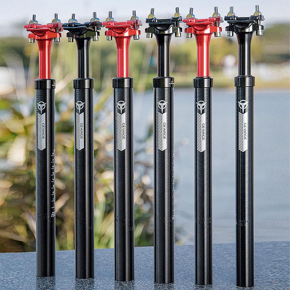 Suspension Bike Seatpost Shock Absorbent Bicycle Seat Post Adjustable Cycling Seat Tube