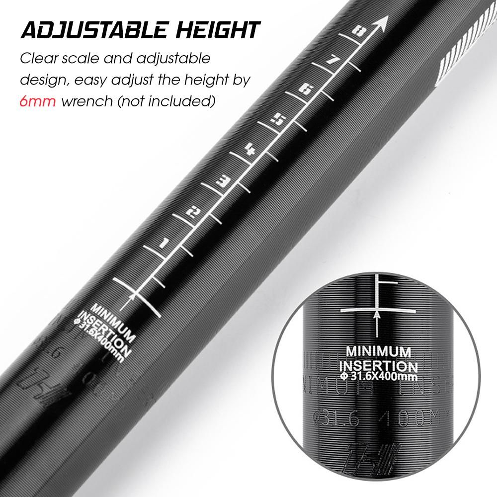 Suspension Bike Seatpost Shock Absorbent Bicycle Seat Post Adjustable Cycling Seat Tube