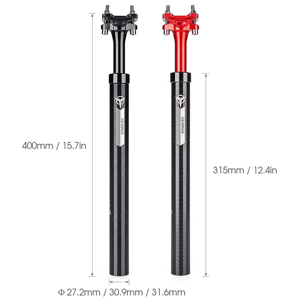 Suspension Bike Seatpost Shock Absorbent Bicycle Seat Post Adjustable Cycling Seat Tube