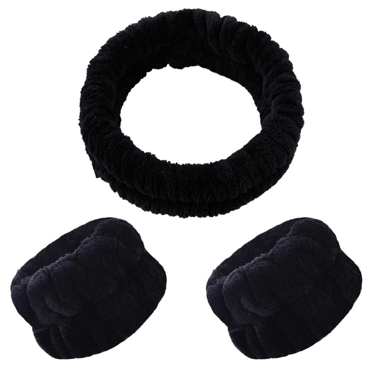 Plush Hair Band Cosmetic Makeup Washing Face Shower Spa