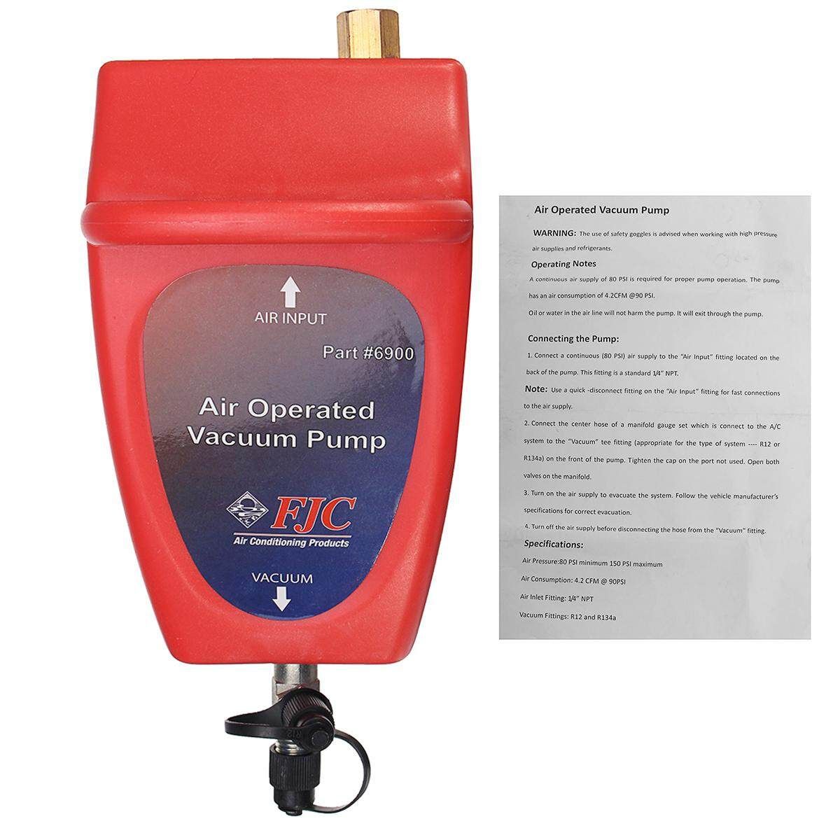 4.2CFM Air Operated Vacuum Pump A/ Air Conditioning System Tool Auto