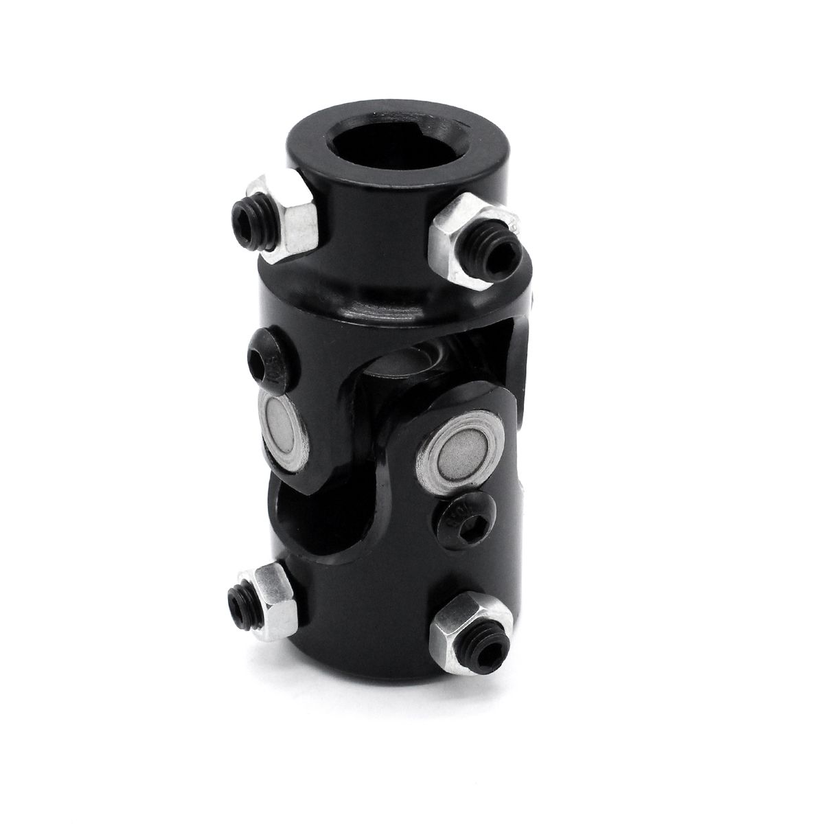 Steering U Joint Coupler 1in DD X 3/4in DD Black Powder